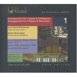Josef Rheinberger / Modest Mussorgsky / Jörg Endebrock / Susanne Rohn / Konrad Graf Arrangements Für 2 Orgeln & Schlagzeug = Arrangements For 2 Organs