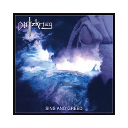 Blitzkrieg Sins & Greed (Colv) (Slv) (Uk) vinyl LP
