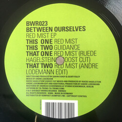 Between Ourselves Red Mist EP Vinyl