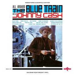 Johnny Cash All Aboard The Blue Train Coloured Vinyl LP +g/f