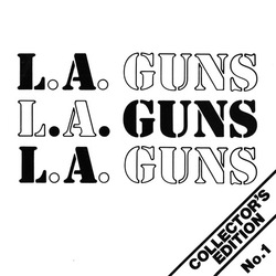 L.A. Guns Collector's Edition No. 1 Blue Vinyl LP