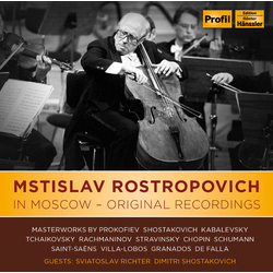 Mstislav Rostropovich In Moscow - Original Recording CD