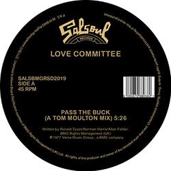 Love Committee Pass The Buck (Tom Moulton Mix Joe Claussell Edit) VINYL 12INCH