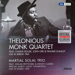 The Thelonious Monk Quartet / Martial Solal Trio Live In Berlin 1961 /  Live In Essen 1959 Vinyl LP