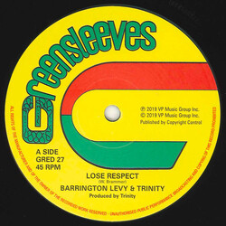 Barrington Levy / Roman Stewart / Trinity (4) Lose Respect / Since You're Gone Vinyl