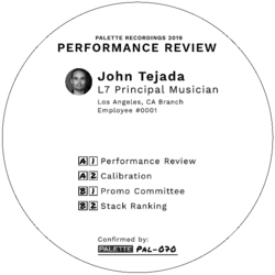 John Tejada Performance Review Vinyl LP