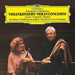 Johannes Brahms / Anne-Sophie Mutter / Berliner Philharmoniker / Herbert von Karajan Konzert Für Violine Und Orchester D-dur Op. 77 VINYL LP