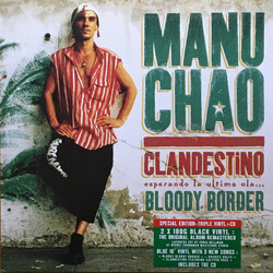 Manu Chao Clandestino (Esperando La Ultima Ola...) / Bloody Border Multi Vinyl/CD/Vinyl 2 LP