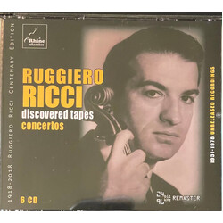 Ruggiero Ricci Discovered Tapes: Concertos CD