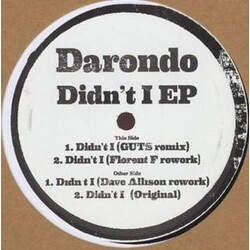 Darondo Didn't I EP VINYL