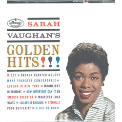 Sarah Vaughan Sarah Vaughan's Golden Hits Vinyl LP