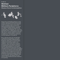 Winfried Mühlum-Pyrápheros Musica Nova Contemplativa Vinyl LP
