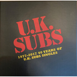 UK Subs U.K. Subs 1977 - 2017 40 Years Of U.K. Subs Singles Vinyl Box Set