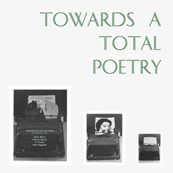 Various Artist Towards A Total Poetry Vinyl LP