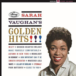 Sarah Vaughan Sarah Vaughan's Golden Hits Vinyl LP