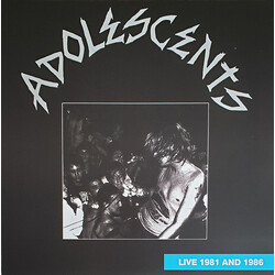 Adolescents Live 1981 And 1986 Vinyl LP