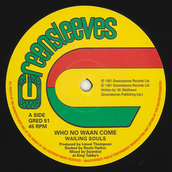 Wailing Souls / Al Campbell Who No Waan Come / Unfaithful Children Vinyl