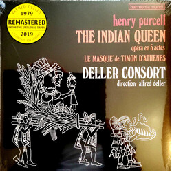 Henry Purcell / Deller Consort / Alfred Deller The Indian Queen (Opéra En 5 Actes) / Le Masque De Timon D'Athènes Vinyl 2 LP