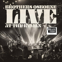 Brothers Osborne Live At The Ryman ltd Vinyl 2 LP