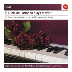Alicia De Larrocha / Wolfgang Amadeus Mozart Piano Concertos Nos. 9, 10, 19-27 - Sonata For 2 Pianos CD Box Set