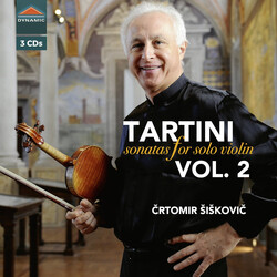 Giuseppe Tartini / Črtomir Šiškovič Sonatas For Solo Violin Vol. 2 CD