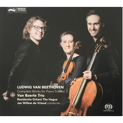 Ludwig van Beethoven / Van Baerle Trio / Residentie Orkest / Jan Willem de Vriend Complete Works For Piano Trio Vol. 5 SACD