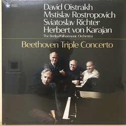 David Oistrach / Mstislav Rostropovich / Sviatoslav Richter / Herbert von Karajan / Berliner Philharmoniker Beethoven Triple Concerto Vinyl LP