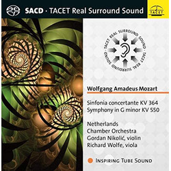 Wolfgang Amadeus Mozart / Netherlands Chamber Orchestra / Gordan Nikolitch / Richard Wolfe (4) Sinfonia Concertante KV 364; Symphony In G Minor KV 550