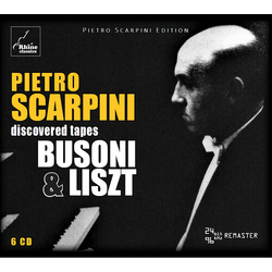 Busoni / Scarpini DISCOVERED TAPES  box set 6 CD
