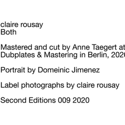 Claire Rousay BOTH Vinyl LP