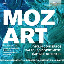 Wolfgang Amadeus Mozart / Kristóf Baráti / Hungarian Chamber Orchestra / Kurpfälzisches Kammerorchester Mannheim Violin Concertos, Salzburg Divertimen