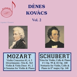 Mozart Kovacs Budapest Philharmonic Sym Denes Kovacs 2 Box Set CD