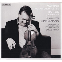 Bohuslav Martinů / Béla Bartók / Frank Peter Zimmermann / Bamberger Symphoniker / Jakub Hrůša Violin Concertos 1 & 2 / Sonata For Solo Violin SACD