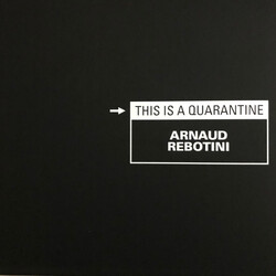 Arnaud Rebotini This Is A Quarantine Vinyl