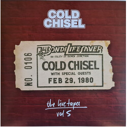 Cold Chisel Live Tapes 5 Live At Bondi Lifesaver Feb 29 1980 Vinyl LP