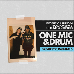 Bobby J From Rockaway Daru Jones One Mic & Drum Breakstrumentals VINYL LP