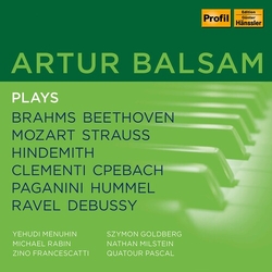 Various Artists Artur Balsam Plays Box Set CD