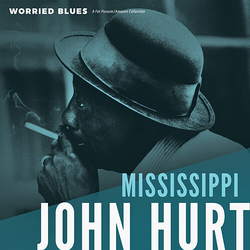 Mississippi John Hurt Worried Blues vinyl LP