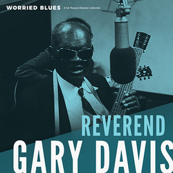 Reverend Gary Davis Worried Blues vinyl LP