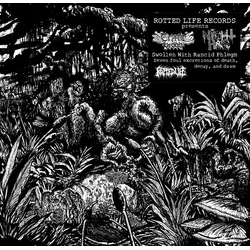 Cryptic Brood & Night Hag Swollen With Rancid Phlegm VINYL LP