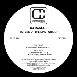 DJ Rasoul Return Of The Mad Funk VINYL LP