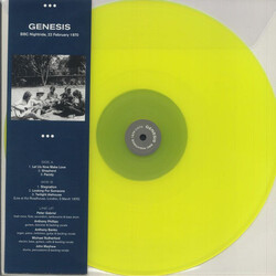 Genesis BBC Nightride, 22 February 1970 Vinyl LP