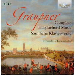Christoph Graupner / Fernando De Luca (2) Complete Harpsichord Music = Sämtliche Klavierwerke CD Box Set