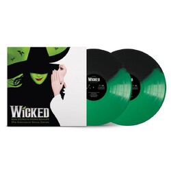 Wicked Original Broadway Cast Recording BLACK/GREEN SPLIT VINYL 2 LP
