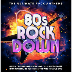 Various 80s Rock Down (The Ultimate Rock Anthems) Vinyl 2 LP