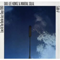 Lee Konitz / Martial Solal Live At The Berlin Jazz Days 1980 Vinyl LP