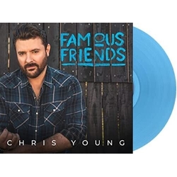 Chris Young Famous Friends (Aqu) BLUE VINYL LP