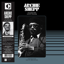 Archie Shepp Live In Paris 1974 - Lost ORTF Recordings Vinyl LP