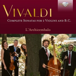 Vivaldi Larchicembalo Complete Sonatas For 2 Violins (3Pk) CD