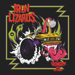 Iron Lizards Hungry For Action RED VINYL LP